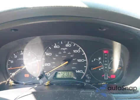 2002 Honda Odyssey Ex из США, поврежденный, VIN 5FNRL18632B009809